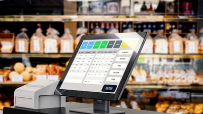 3d rendering point of sale system for store management