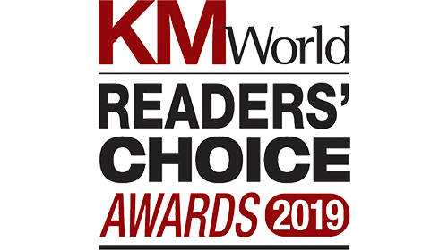 KMWorld Reader's Choice Awards 2019
